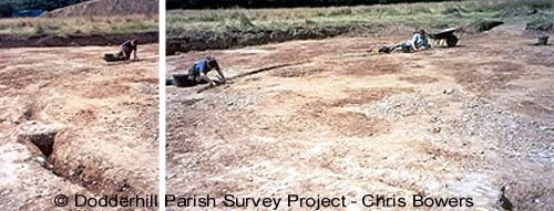 Excavation in progress - Centurion Way, Wychbold