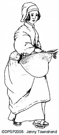 Poor woman/servant © Jenny Townshend