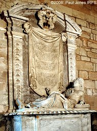 Sir John Pakington memorial 1727 © Paul Jones IRFS