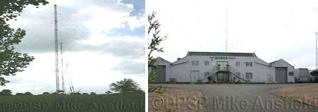 Transmitter masts & Iguana building Transmitter masts & Iguana building